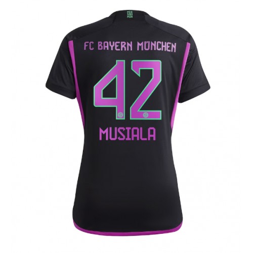 Bayern Munich Jamal Musiala #42 Gostujuci Dres za Ženska 2023-24 Kratak Rukav